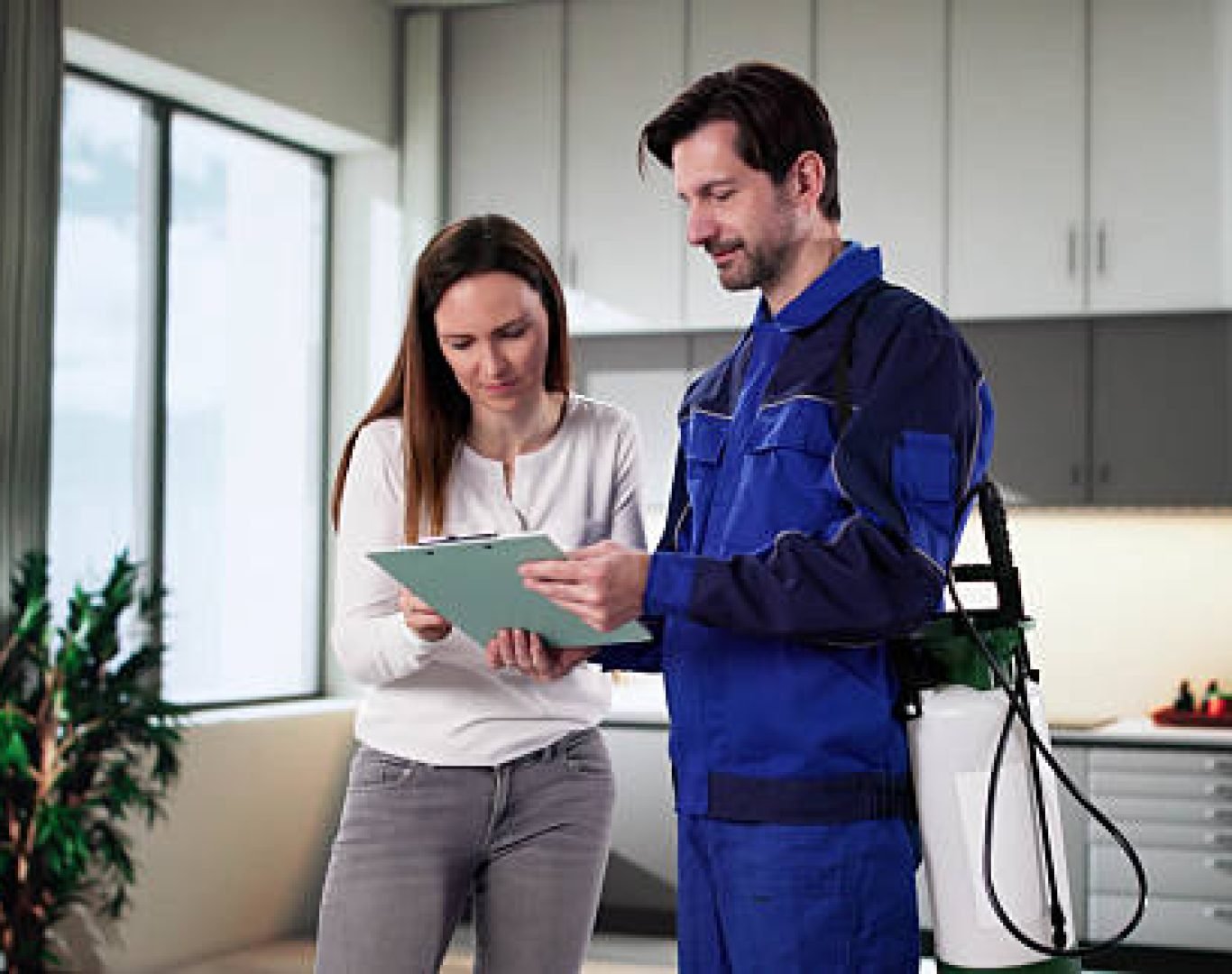 DeAnza Termite & Pest Control team performing pest inspection